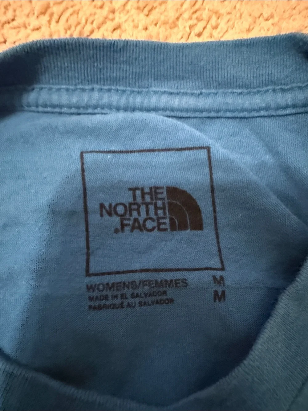 The North Face Men’s Teal Blue Logo Short Sleeve Tee